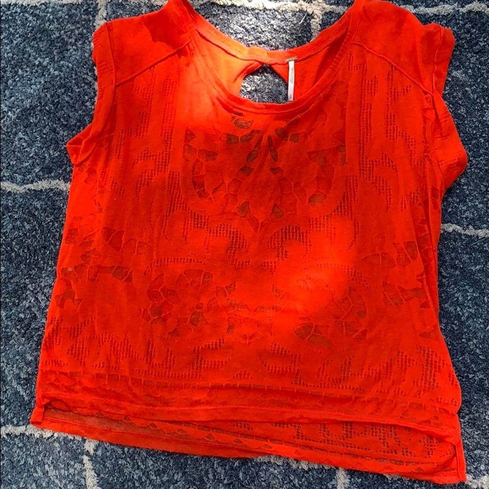 Free People red shirt